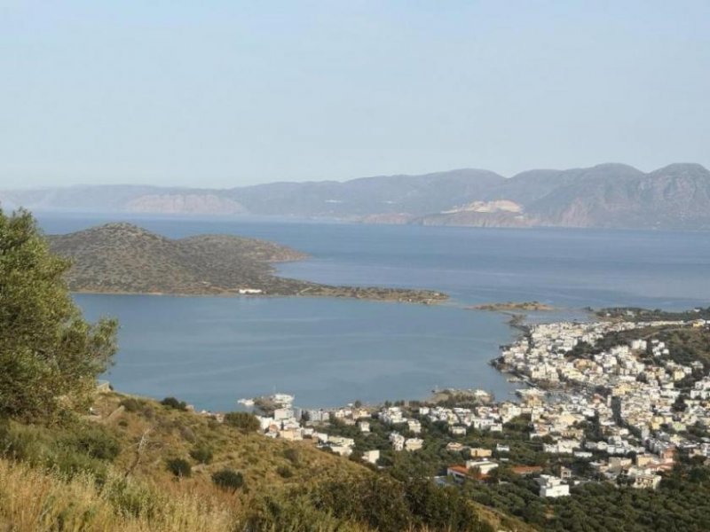 Schisma Eloundas Kreta, Elounda: Baugrundstück mit Meerblick im Elite-Touristengebiet zu verkaufen Grundstück kaufen